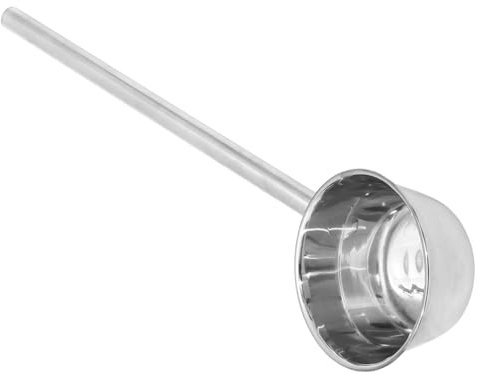 PAMINGONO Edelstahl Schöpfkelle Lange Griffspitze Suppenkelle Wasserschöpfer Robust Für Küche Garten Hotel Restaurant Grifflänge Leicht Zu Reinigen