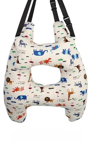 Nocyclonic H-Shape Car Headrest Kids ,Cars Kissen,Travel Pillow for Kids Suitable as Sleeping Pillow and Neck Pillow in Car Car Pillow for Stable Support on Long Drives (J)