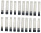 MagiDeal Lot de 20 mallette de rangement pour forets, conteneur compact pour forets, protection vide, boîte de rangement pour têtes de meulage, Noir