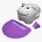 CROCOKID® Hippo Potty - Pot Bébé, Toilette Bébé Apprentissage Propreté, WC Bébé 1-4 ans + Accessoires, Pot de Chambre Enfant avec Couvercle, Tapis, Sacs jetables | 0-25kg | Design Hippopotame (Violet)