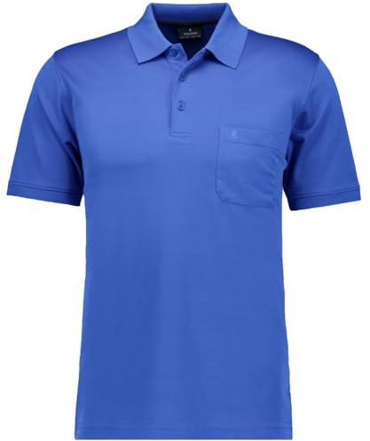 RAGMAN Herren Softknit-Polo mit Brusttasche Kurzarm, 540391, ROYAL BLAU, 3XL