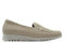 PITILLOS - Zapato mocasín de Piel,sin Cordones,Suela Blanca de Goma,Rejilla,Calado,Plantilla Extraible, para: Mujer Color: Crema Talla:41