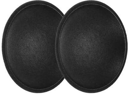 sourcing map 2Pcs Speaker Dust Cap 45mm/1.77 Outer Diameter Dome Paper Cap Subwoofer Coil Cover Caps for Speaker Decoration Accessory Repair