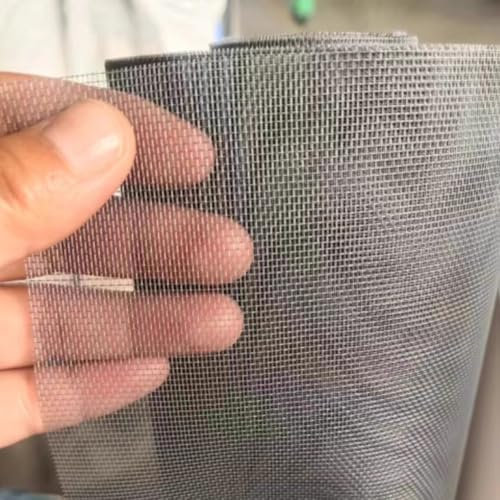 Zanzariera in Acciaio Inox per finestre, Rotolo di zanzariera sostituibile in Metallo da 20 Maglie, Protezione antiruggine, Argento, 1,15 x 8 m (45 x 314 Pollici)