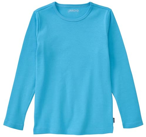 JAKO-O Kinder Baby Langarmshirt Feinripp Baumwollshirt | Weich, elastisch & hautfreundlich. Feines Ripp-Material, hoher Tragekomfort & ideal als Unterziehshirt oder Basic.