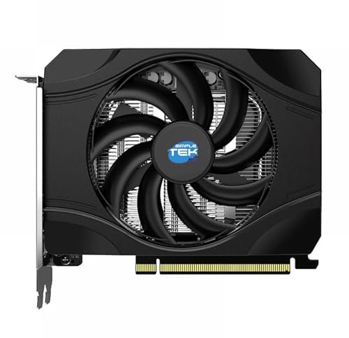 SIMPLETEK - Scheda Video 8GB GDDR6 - Architettura Ultra-Efficiente - DLSS 4 & Ray Tracing - Single Fan - HDMI 2.1b & DisplayPort 2.1b