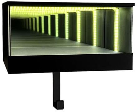Yulokdwi Leuchtender Infinity Garage Schlüsselanhänger-Aufhänger,Auto-Garage-Schlüsselhalter Mit LED-Licht, Für Haustür, Flur Oder Garage, Cooles Deko Geschenk Für Männer