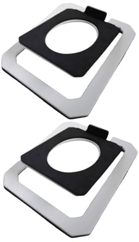JAMNGHB Speakers Isolation Stand Easy Install Multiple Sizes Desktop Stability Clear Sponge Isolation Pad