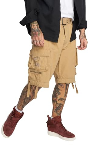 Brandit Savage Vintage Shorts, Color: beige, Size: 7XL