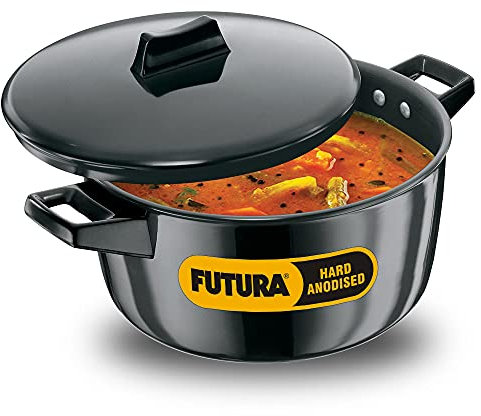 Hawkins Futura Hard Anodised Cook-n-Serve Bowl, 4 litres