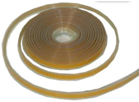 Dichtlippe für Glasplatte aus Silikon selbstklebend 4,5m