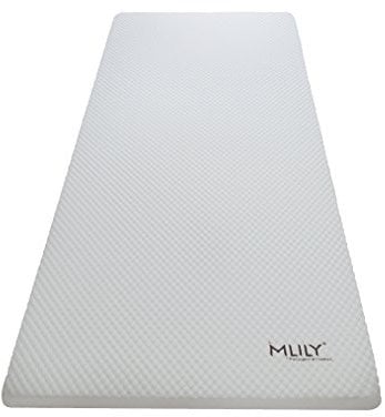 Ebitop Topper Matratze Kaltschaum Matratzenauflage, EBI - A2-120.6 Bezug waschbar, weiß (120 x 200 x 6 cm)