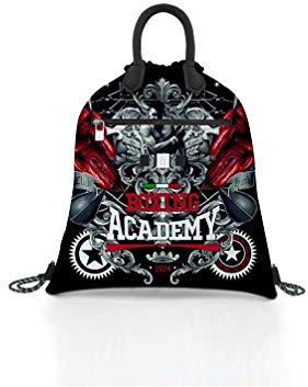 SAVE MY BAG Damen Cloud Lycra Stampata Tasche, Rote Boxe