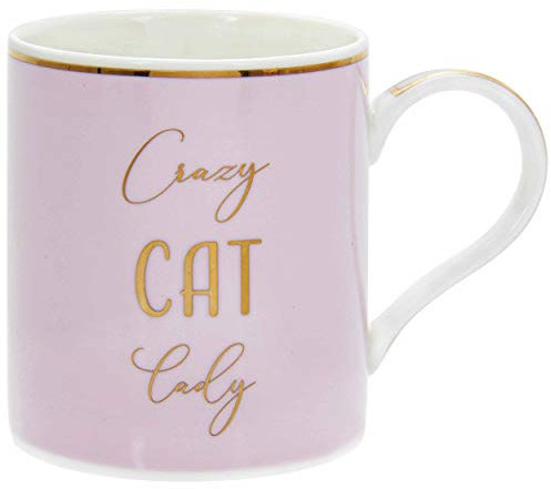 Lesser & Pavey Let's Party Crazy Cat Lady Mug