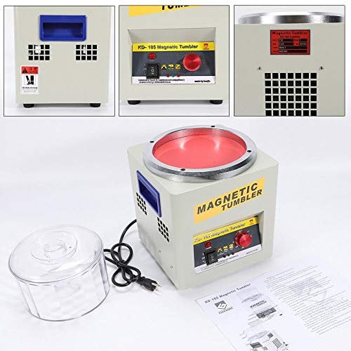 Mini Magnetic Tumbler 180mm Schmuck Polierer und Finisher Machine 110V