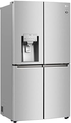 LG GMJ945NS9F Door-in-Door Frigorifero Multidoor 4 Porte Total No Frost, 638 l, Wi-Fi, Tecnologia Door & Linear Cooling, Dispenser Acqua e Ghiaccio con Allaccio, UVnano, Metal Fresh, Noble Steel