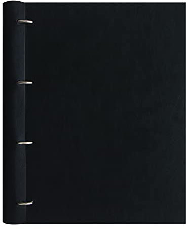 Filofax Clipbook, A4, klassische Monochrom-Kollektion, nachfüllbares Notizbuch, schwarz (B144000)
