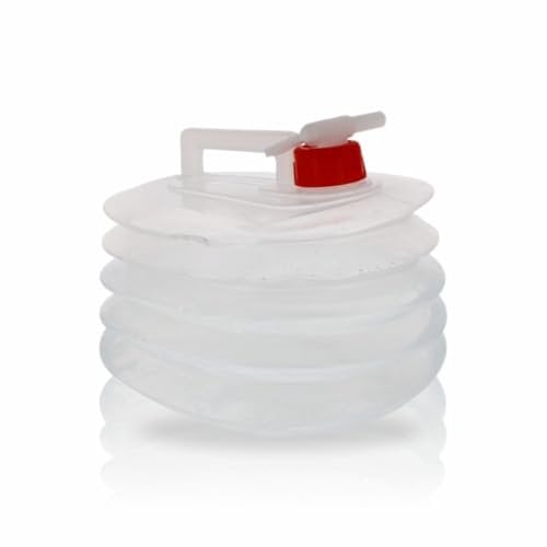 LORD C Collapsible Water Container 5 litre Camping Caravan (BPA Free) hiking Festival Fishing Outdoor indoor Use BBQs, Picnics, and Camping, Beach, Carrier Tap Backpack Emergency (1)