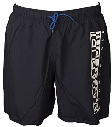 NAPAPIJRI Boxer Mare Uomo Pantaloncino Piscina con Elastico e Coulisse in Vita Swimwear Articolo NP0A4GAH V-Box, 176 Blu Marine, L