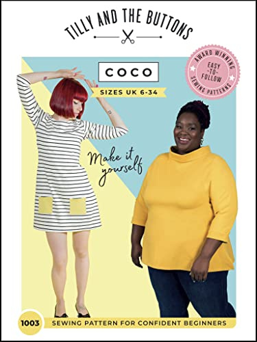 Tilly and the Buttons Coco Top + Dress Sewing Pattern UK 6-34