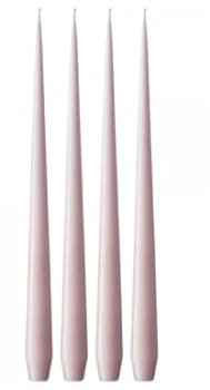 ester & erik Taper Candles, Box, 42cm, 4 Stück, 52 Soft Rose