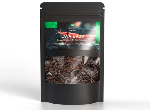 Premium Lava Base 3KG | Lava Mineral fürs Aquarium | Optimaler Bodengrund im Aquarium | Made in Germany