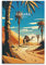 Vintage-Reiseposter Afrika SAHARA dekoratives Gemälde Leinwand Wand und Kunst Bild Familie Schlafzimmer Dekor 30 x 45 cm