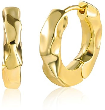 ALEXCRAFT Pendientes Aro Mujer Pendientes Aro Oro Pendientes Hipoalergenicos Mujer Regalo Mujeres