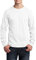 JustBlanks Mens 100% Cotton Long Sleeves Regular Fit Core Cotton Crew Neck T-Shirt - White - L