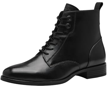 Tamaris 1-25121-43-001 Damen Schnürstiefelette Leder/Synthetik schwarz schwarz