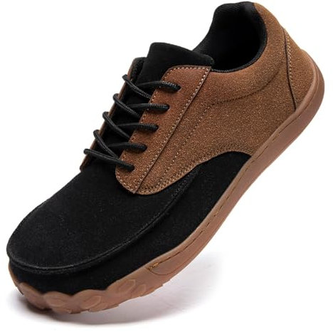 EGMPDA Herren Schuhe Traillaufschuhe Trekking Sneaker Wanderhalbschuhe Bequeme Laufschuhe Turnschuhe Sportschuhe Fitnessschuhe Walkingschuhe Braun EU 41