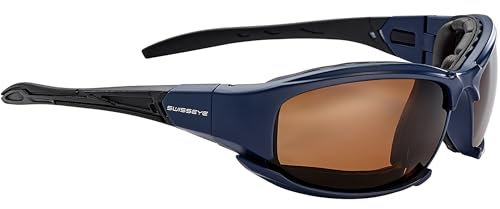 Swiss Eye Unisex Guardian Sports Sportbrille, dark blue matt-black, OneSize