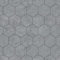Oxdigi PVC Hexagonal Vinyl Flooring Tiles, 1.8 m², Natural Grey