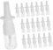 BELLIFFY 20pcs Nasal Spray Bottles Portable Bottle Transparent Plastic Nose Spray Container for Travel Outdoor