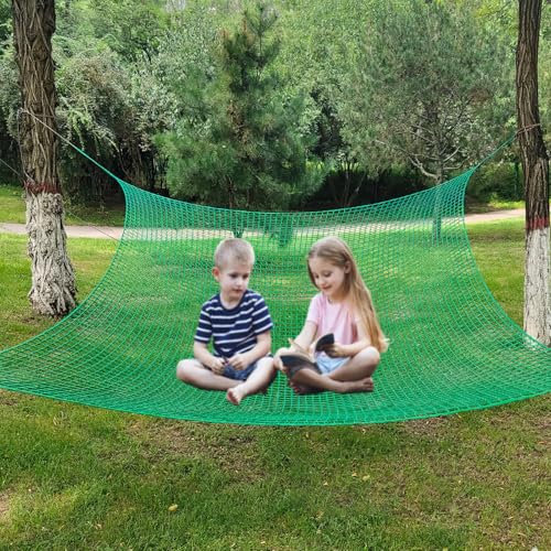KAERYHET Climbing Net for Kids Double Layers Playground Safety Net Polyester Climbing Cargo Net Rope Bridge Nets for Treehouse Backyard Monkey Bars