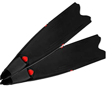 Einstellbare Schwimmflossen, Flossen Lange Flossen Klinge Freitauchen Speerfischen Freitauchen Lange Flossen(White,L)