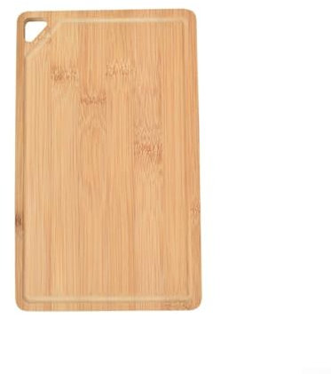 Honseadek Tagliere in legno, tagliere per carne, formaggio, verdure, elegante tagliere in legno per la preparazione degli alimenti, ideale per affettare, tagliare e servire (B)