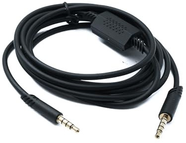 SYSTEM-S Audio Ersatz Kabel 2 m AUX 3,5 mm Klinke für Logitech G Astro A50 A40 A30 A20 A10 G233