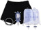 Männliche Urinalbeutel, Herren -Inkontinenz -Slips Set, abnehmbares tragbares Urinal mit Urinbeutel und Silikon -Urinsammlerkatheter für Männer ältere Menschen/m