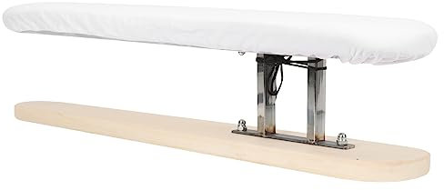 Tabla de planchar plegable resistente con taburete, tabla de planchar pequeña para accesorios del hogar de madera