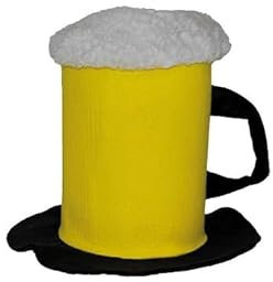 LP Divertissements Lot de 12 - Chapeau carnaval chope de bière avec mousse 25cm