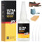 Flintronic 1pc Oily Glue, 50g Instant Glue, High Strength Universal Super glue, Professional Clear Quick Dry Glues for Shoe, Ceramic, Plastic, Leather, Metal, Wood, DIY Crafts