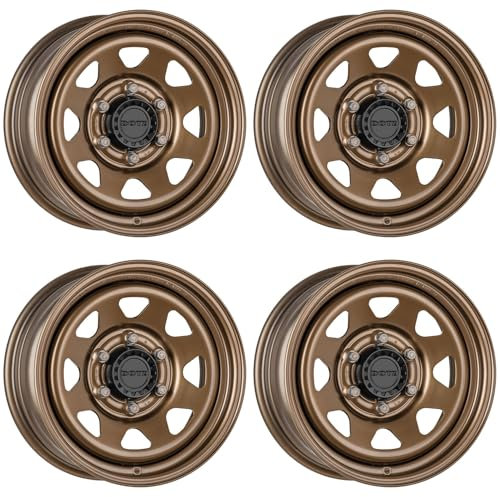 4x Dotz Felgen Dakar bronze 7.0Jx16 ET26 5x114.3 kompatibel mit Dacia Duster
