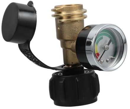 FUNOMOCYA Propangastank-füllstandsanzeige Mit Drucküberwachung BBQ-gasgrill Und Camping Kompatibel Mit Gasflaschen Für Outdoor-Kochen