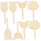 Toyvian Lot De 30 Marqueurs De Jardinage Fournitures Pour Aromatiques Étiquettes Pour Parterres De Fleurs Kit D'Extérieur Décoration Pour Plantes Étiquettes De
