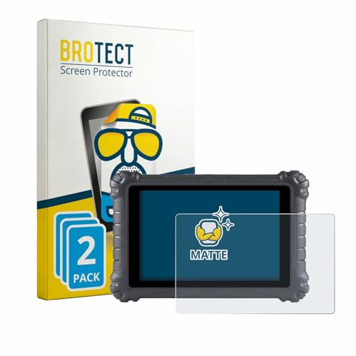 BROTECT Schutzfolie für Autel MaxiSys MS906 Pro | 2 Stück Entspiegelnder Displayschutz Made in Germany Matte Displayschutz-Folie Anti-Reflex Anti-Fingerprint Einfache Montage