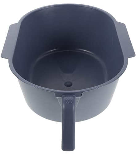 FRCOLOR Ersatz Toiletteneimer für Rollstuhl und Hauspflege mit Ergonomischem Design aus Kunststoff Diskrete Nutzung für Patienten und Senioren im Häuslichen Pflegebereich
