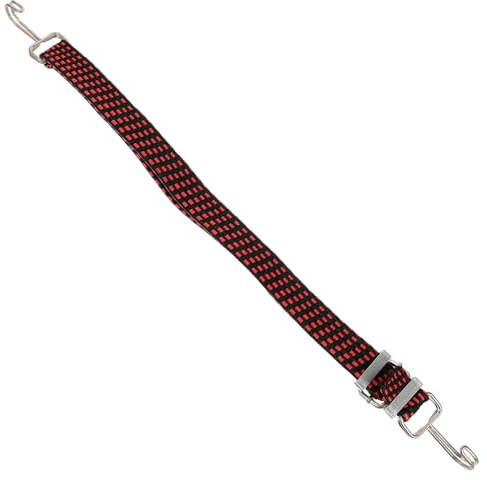 Luxshiny Elastic Cargo Binding Strap with Hooks for Motorcycles and Luggage, Flat Bungee Tensioning Strap Made of Carbon Steel and Latex, Good Elasticity and Excellent Durability