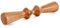 EarthLite Massage-Rückenrolle aus Holz, tiefes therapeutisches Massagewerkzeug, Rückenschmerzlinderung und Triggerpunktfreigabe (38,1 cm)
