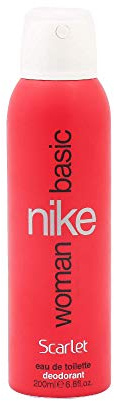 Nike Basic Scarlet EDT Deo for Women, Red, 200ml by Nike